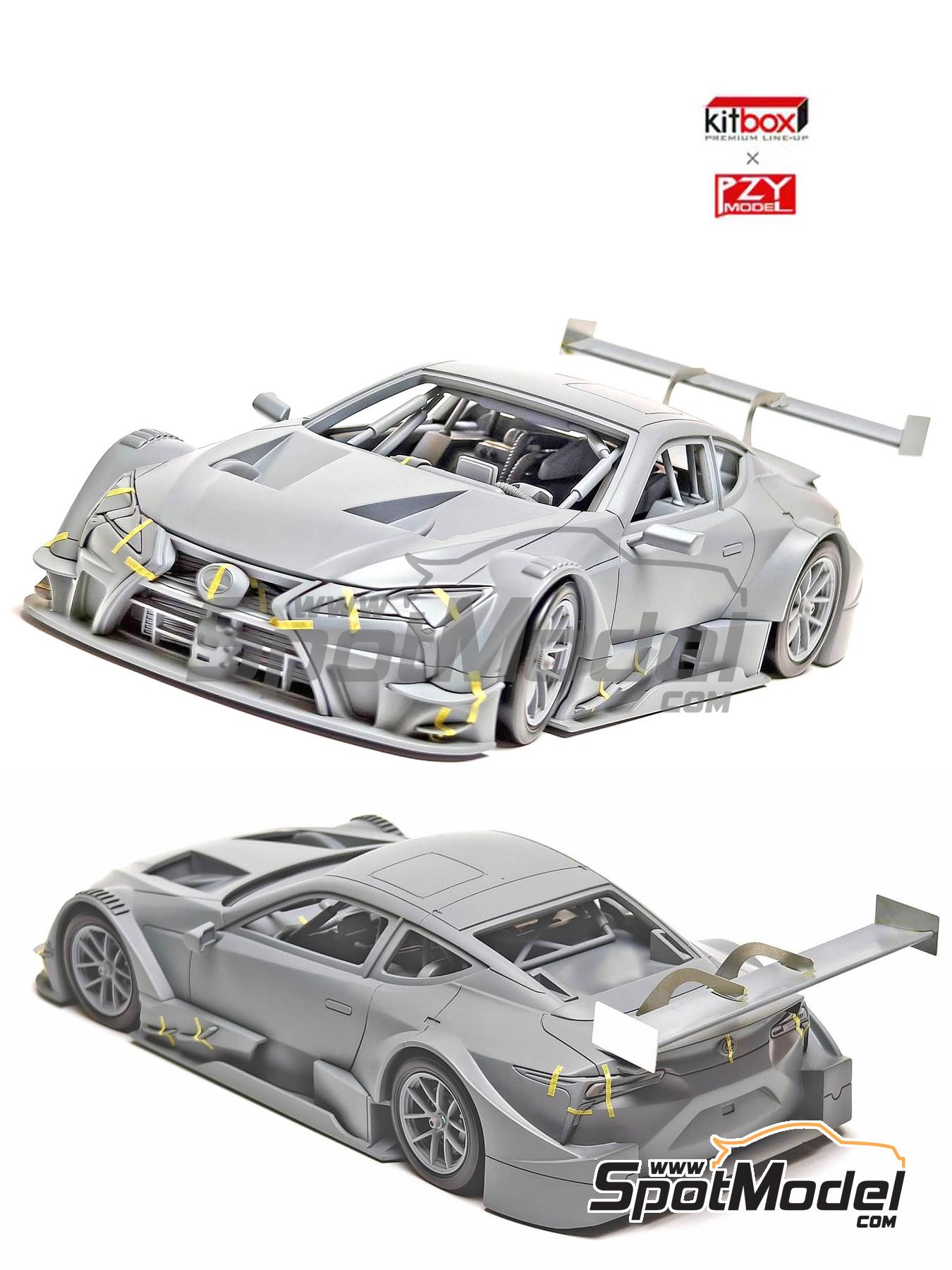 Kitbox PZY Model KB08-28: Car scale model kit 1/24 scale - Lexus